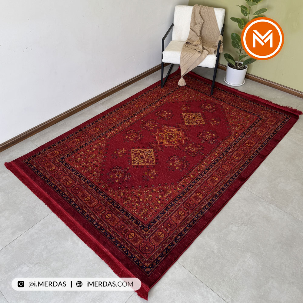 فرش گبه کد 2822 زمینه تمام رنگ